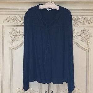 NWOT Crown & Ivy long sleeve blouse